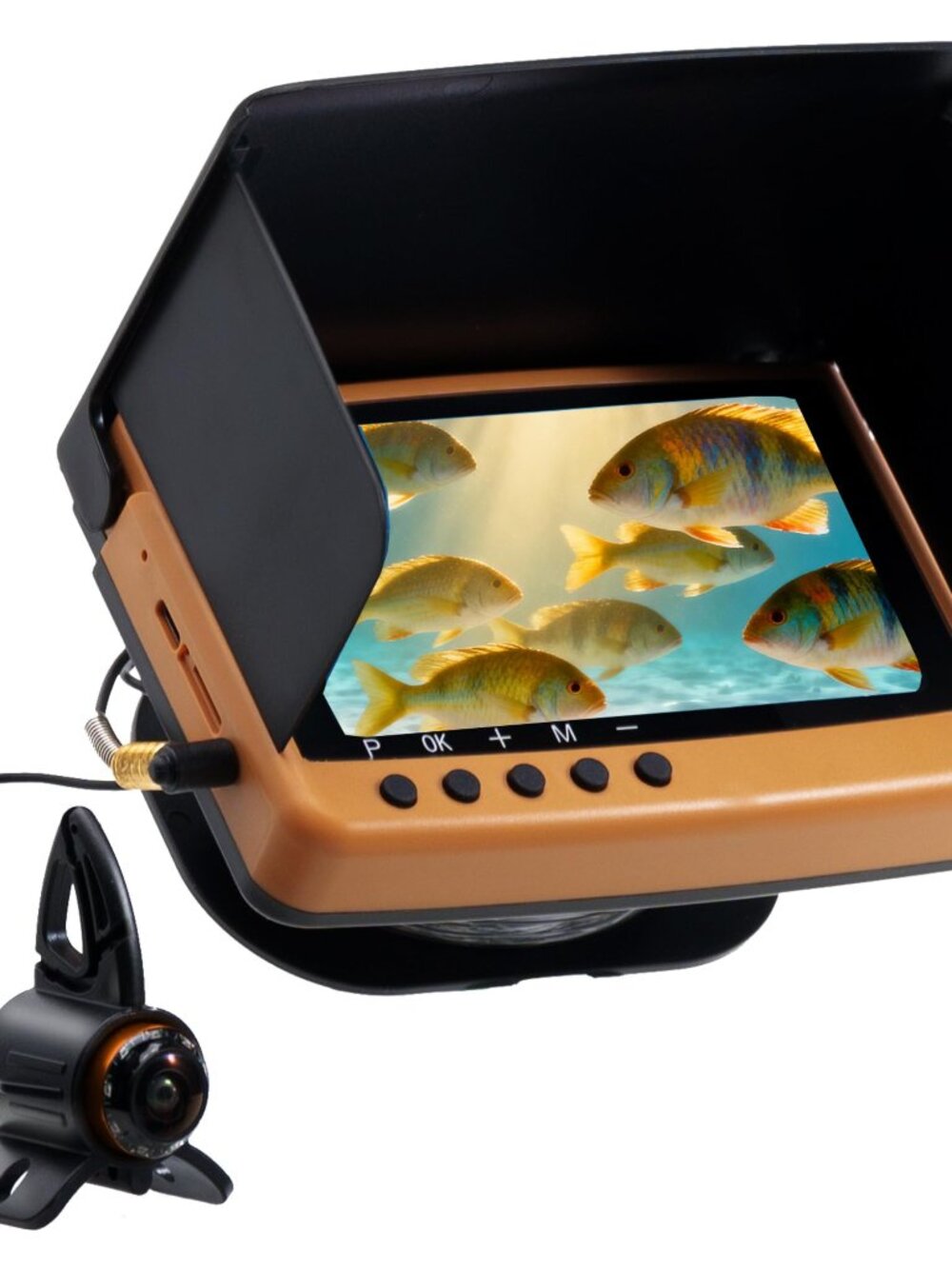 NEW Underwater Camera 1080P HD Waterproof Fish Finder 82ft Cable Portable Depth
